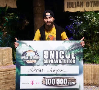 Cel mai controversat concurent al emisiunii ”Supravieţuitorul” a fost desemnat câştigătorul premiului de 100.000 de euro