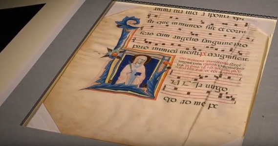 Statele Unite ale Americii au repatriat în Italia o ilustraţie furată a unui sfânt, realizată în secolul al XIV-lea