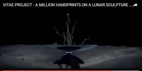 ”Vitae”, o sculptură care va fi amplasată pe Lună, va putea fi observată de pe Terra cu ajutorul unui telescop pentru amatori. VIDEO