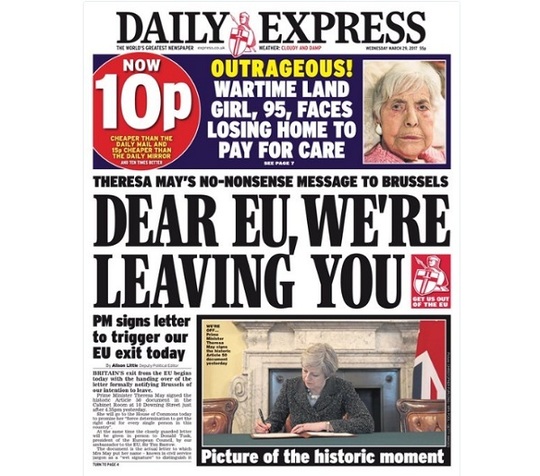 Daily Express (Foto: Twitter)