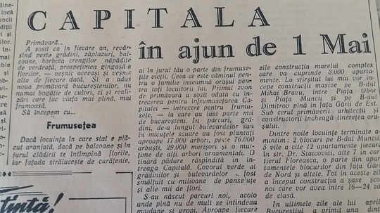 Capitala în ajun de 1 Mai (Foto: Aura Marinescu)