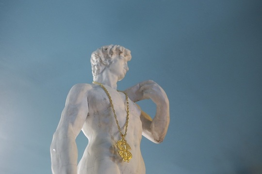 Statuia lui David la Muzeul Kitsch-ului/ Inquam Photos - Octav Ganea