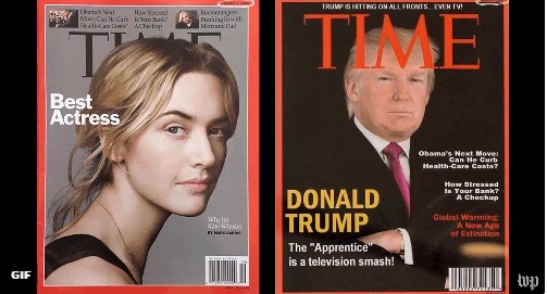 Revista Time cere organizaţiei Trump să înlăture coperta trucată în care apare preşedintele, afişată în cinci cluburi de golf din SUA