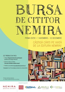 Editura Nemira lansează un proiect-concurs prin care oferă cărţi pe viaţă adolescenţilor