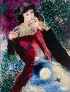 Tabloul ”Les Amoureux”, de Marc Chagall, a stabilit un record de preţ pentru pictor - 28,5 milioane de dolari
