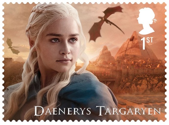 Daenerys Targaryen (Foto: Royal Mail)