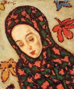 "Primăvară", de Nicolae Tonitza, este vedeta Licitaţiei Maeştri ai Portretului la Artmark, estimată la 50.000 de euro