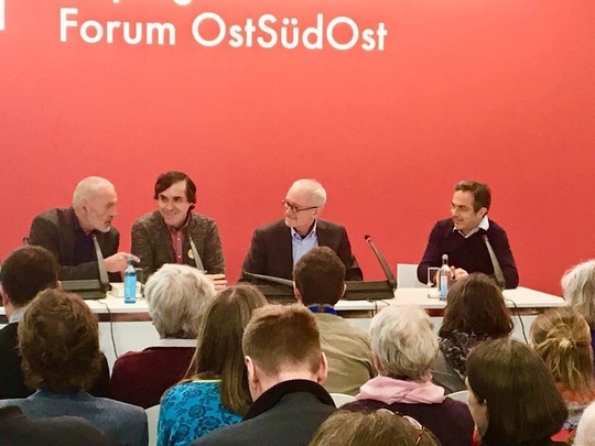 Mircea Cărtărescu şi Navid Kermani la Forum OstSudOst