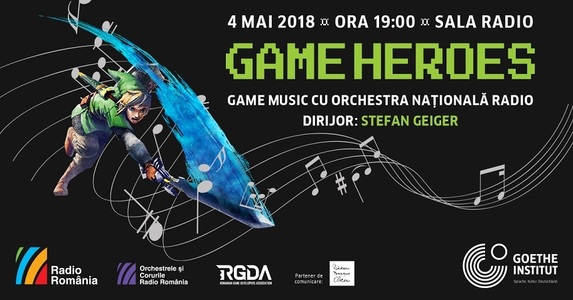 Orchestra Naţională Radio va susţine un concert cu muzică din jocuri video precum „Super Mario Bros” şi „Angry Birds”