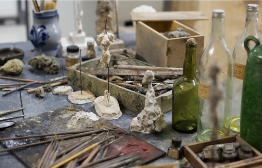 Atelierul lui Giacometti (Foto: Fundaţia Giacometti)