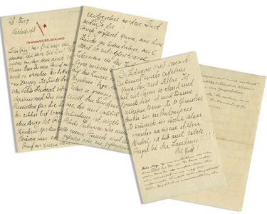 O scrisoare semnată de Albert Einstein în ziua în care a renunţat la paşaportul german, adjudecată cu 25.000 de dolari