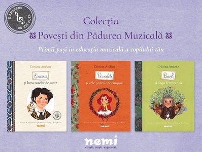 Noi volume din colecţia editurii Nemi "Poveştile din Pădurea Muzicală", lansate la începutul lunii septembrie 