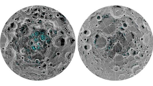 Apă sub formă de gheaţă, descoperită pe suprafaţa Lunii

