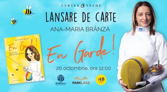 Campioana olimpică la scrimă Ana-Maria Brânză lansează cartea pentru copii "En Garde!"