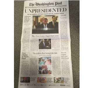 Un fals ziar The Washington Post, distribuit miercuri în capitala SUA