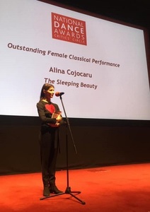 Balerina Alina Cojocaru, recompensată pentru "interpretare clasică remarcabilă" în cadrul Critics' Circle National Dance Awards
