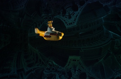 Spectacolul multimedia 3D "Submarinul galben în lumea fractalilor", cu muzică inspirată de The Beatles, prezentat la Bucureşti