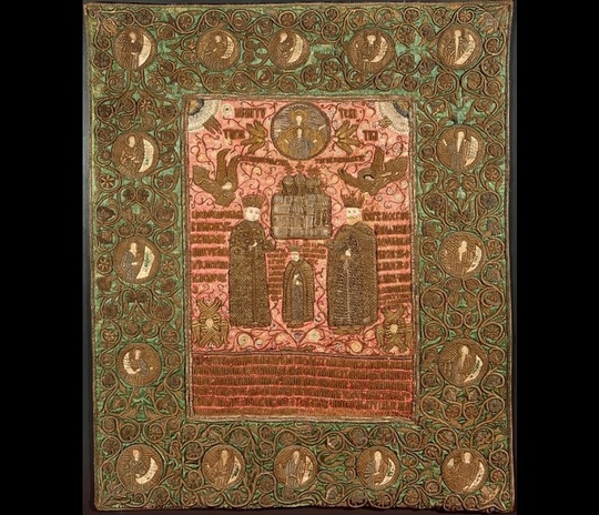 Poală icoană 1681, portret Şerban Cantacuzino (Foto: MNAR)