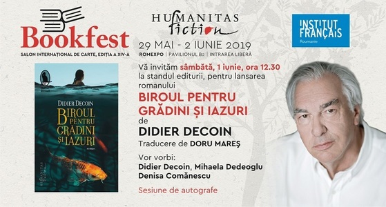 Scriitorul francez Didier Decoin, secretar general al Academiei Goncourt, va fi prezent la Bookfest
