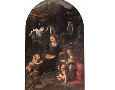 Schiţă abandonată, descoperită sub o pictură celebră a lui Leonardo da Vinci