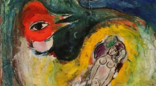 Un studiu în ulei de Marc Chagall a fost vândut pentru 220.000 de euro la licitaţie 