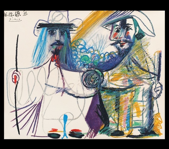 „Doi muşchetari”, de Pablo Picasso