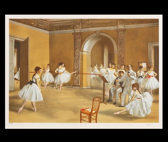 „Ora de balet”, de Edgar Degas
