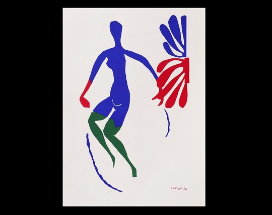 „Nud albastru”, de Henri Matisse