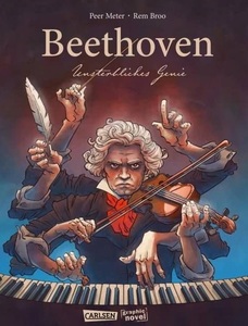 Romanul grafic „Beethoven, geniu nemuritor”, ilustrat de Remus Brezeanu, lansat online de editura germană Carlsen - FOTO