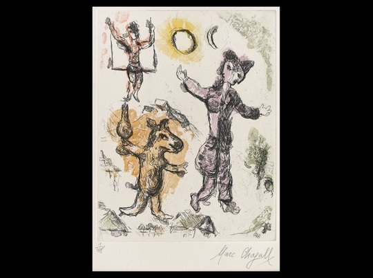 „Circari”, de Marc Chagall