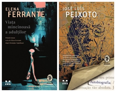 Cea mai recentă carte semnată Elena Ferrante şi un roman inspirat din relaţia lui José Luís Peixoto cu Saramago, publicate în România