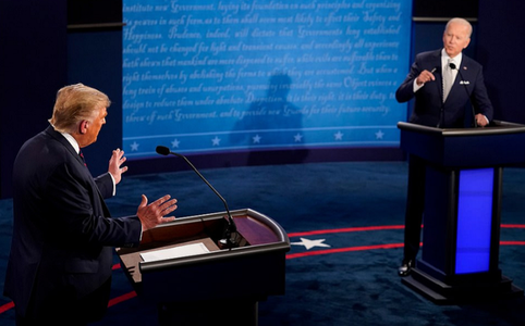 Prima dezbatere Trump - Biden, urmărită de peste 73 de milioane de telespectatori