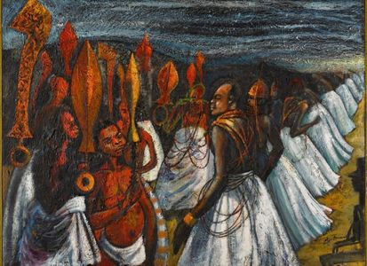 O „capodoperă” a celui mai apreciat artist nigerian din secolul 20, scoasă la licitaţie de Sotheby's


