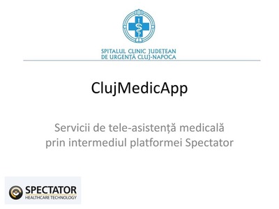 O aplicaţie care permite pacienţilor să fie consultaţi de la distanţă de către medici rezidenţi din Unitatea Primiri Urgenţe, dezvoltată la Cluj