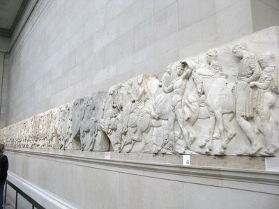 Boris Johnson reafirmă că frizele din Partenon aparţin British Museum