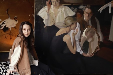 Pictoriţa Elena Bria, considerată revelaţie a artei basarabene, expune la Bucureşti