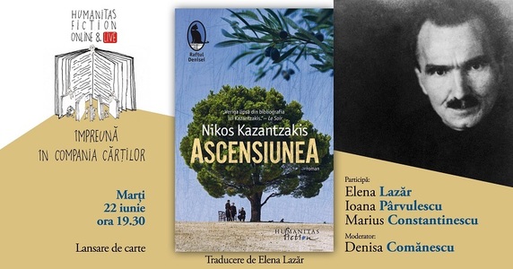 "Ascensiunea" de Nikos Kazantzakis, roman nepublicat până în ianuarie 2021, a fost lansat în limba română