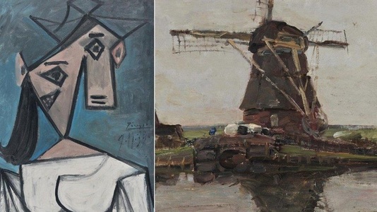 Două picturi semnate Pablo Picasso şi Piet Mondrian, furate în urmă cu nouă ani dintr-o galerie din Atena, recuperate