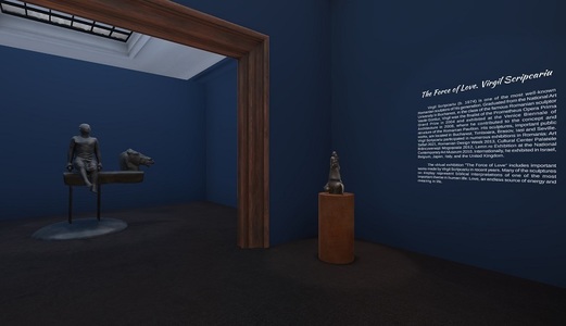 Sculpturi semnate de artistul Virgil Scripcariu, expuse în expoziţie VR în cadrul proiectului cultural „RoART goes virtual” - FOTO