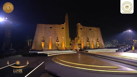 Egiptul a inaugurat „Aleea sfincşilor” la Karnak, un muzeu în aer liber - FOTO