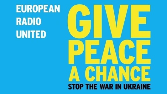 Aproape 150 de posturi de radio publice din Europa, inclusiv Radio România, au difuzat simultan cântecul „Give Peace a Chance”