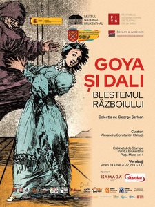 Gravuri realizate de artistul spaniol Francisco Goya, expuse în premieră la Sibiu alături de lucrări ale lui Dali