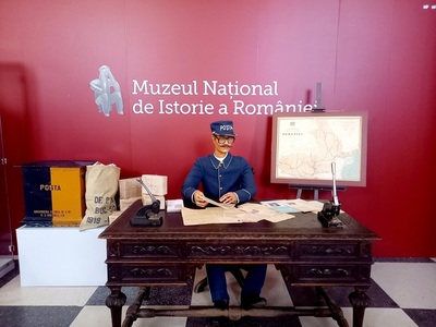 Expoziţia temporară „160 de ani de Poşta Română”, la Muzeul Naţional de Istorie a României