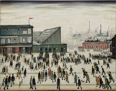 Muzeul Lowry a cumpărat celebrul tablou „Going to the match” contra sumei de 7,8 milioane de lire sterline, un record pentru artist