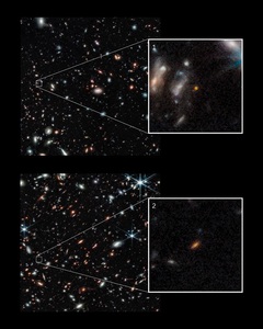 Telescopul James Webb a găsit două dintre cele mai vechi şi mai îndepărtate galaxii văzute vreodată