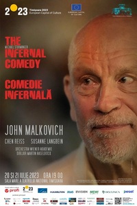 Bilete doar on-line pentru spectacolul cu actorul american John Malkovich de la Timişoara/ Preţurile sunt între 440 şi 120 de lei
