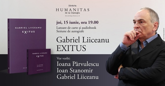 Lansare de carte şi audiobook "Exitus", de Gabriel Liiceanu