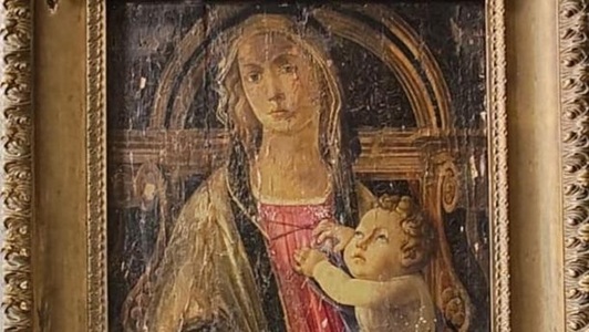 Italia - Un tablou de Botticelli abandonat a fost regăsit şi este evaluat la 100 de milioane de euro