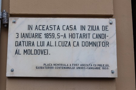 Muzeul de Istorie Naturală din Iaşi a fost reabilitat şi va fi redeschis marţi publicului. În această clădire, pe 3 ianuarie 1859, s-a decis candidatura lui Alexandru Ioan Cuza ca domn al Moldovei - FOTO