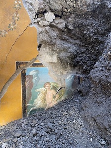 Fresce "valoroase" descoperite în timpul săpăturilor de la Pompei - VIDEO